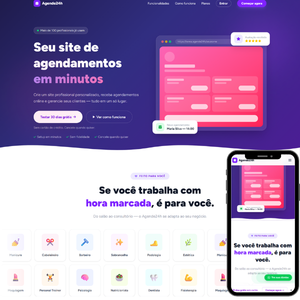 Modelo agende24h saas